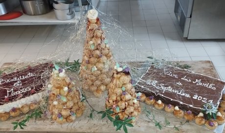 Nos desserts à Brullioles. Auberge Relais du Pitaval