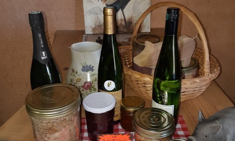 Boutique du terroir à Brullioles. Auberge Relais du Pitaval